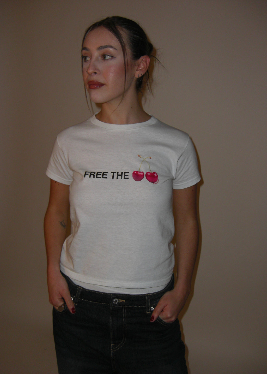 Free the Cherry Baby Tee