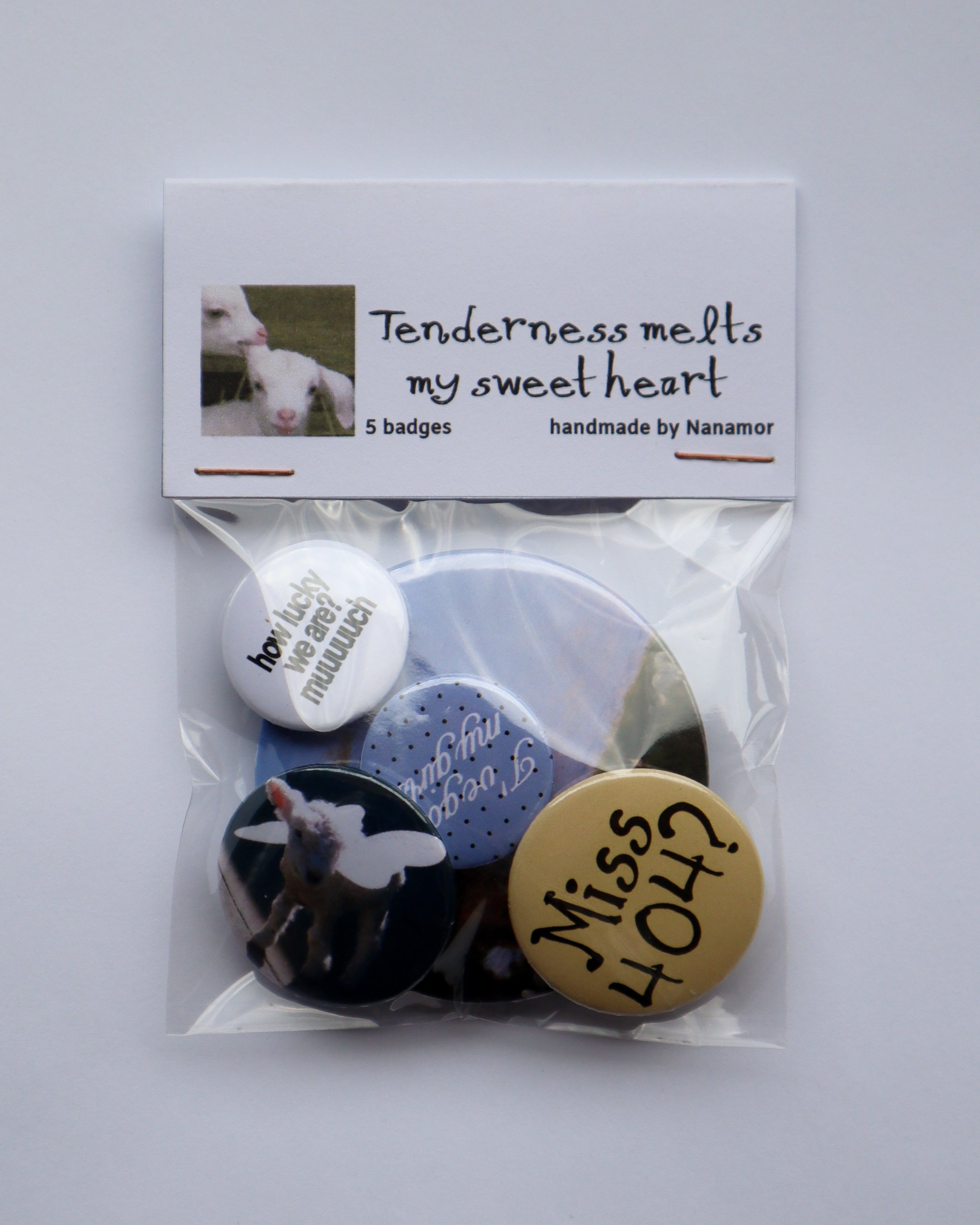 Tenderness Pack 5 Chapas