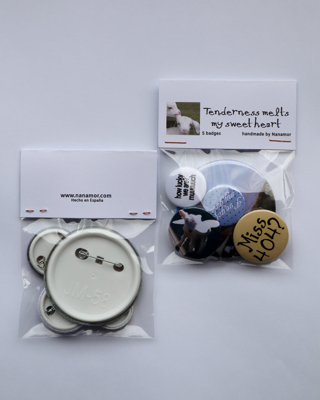 Tenderness Pack 5 Chapas