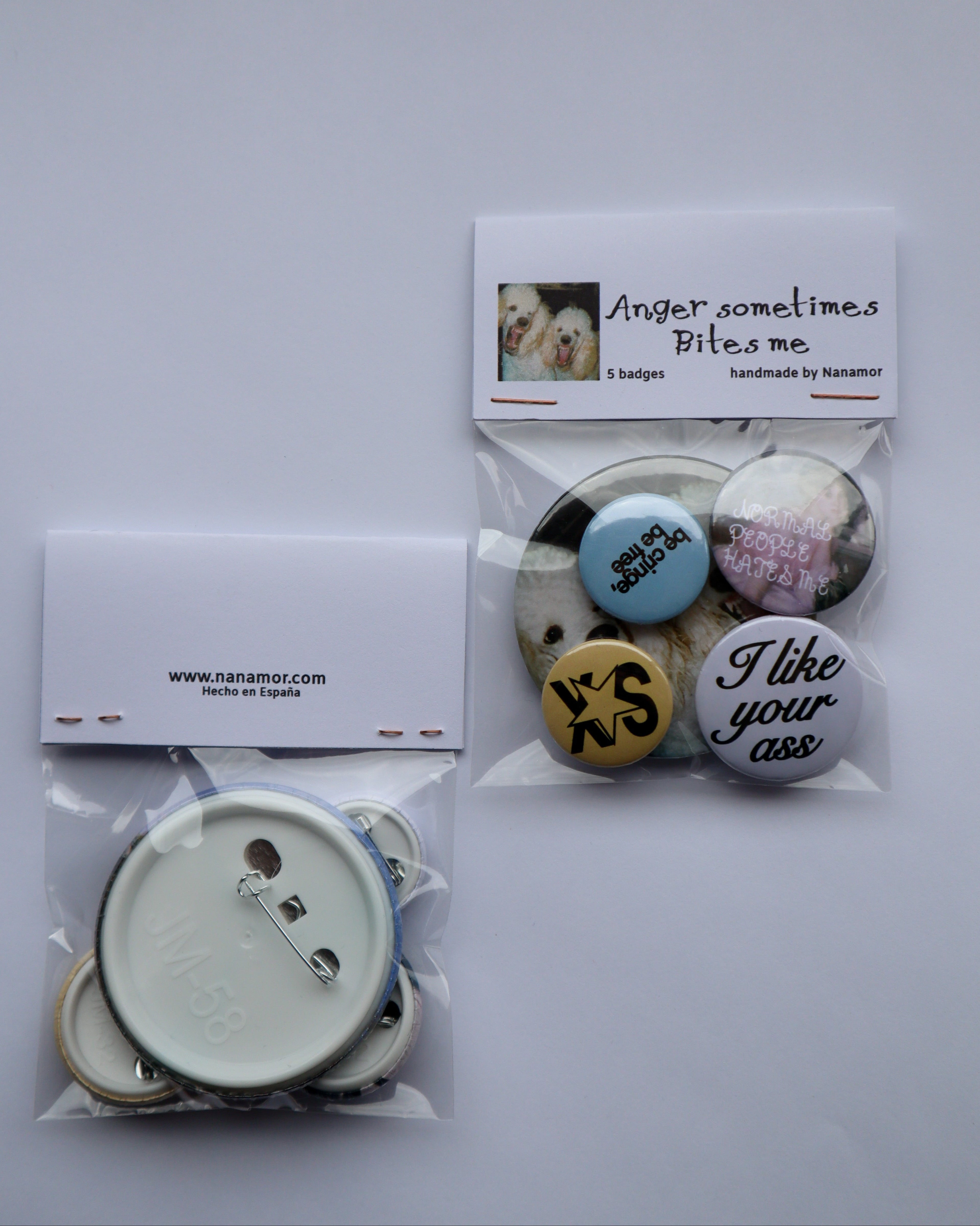 Anger Pack 5 Chapas