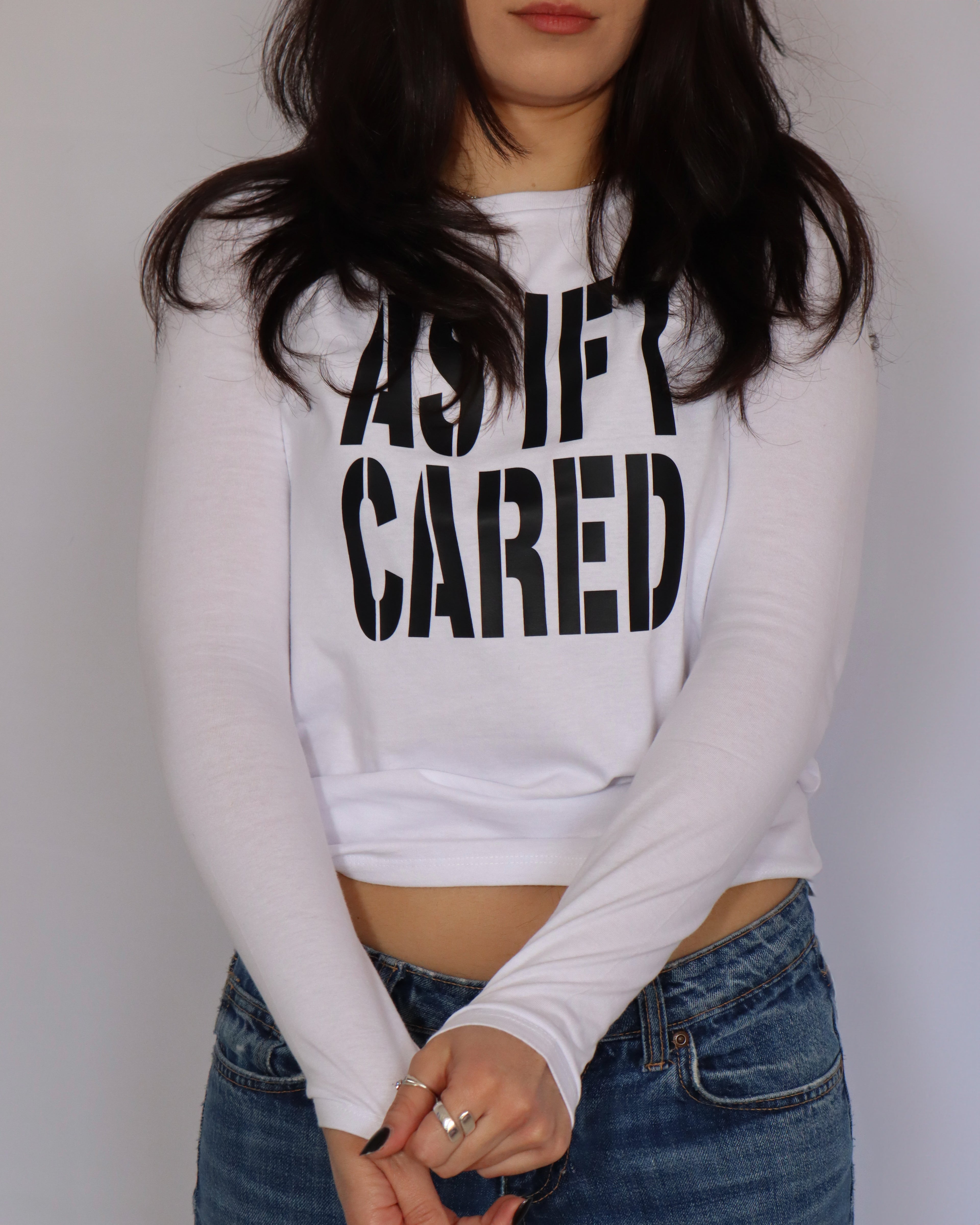 As If I Cared – Long Sleeve Tee