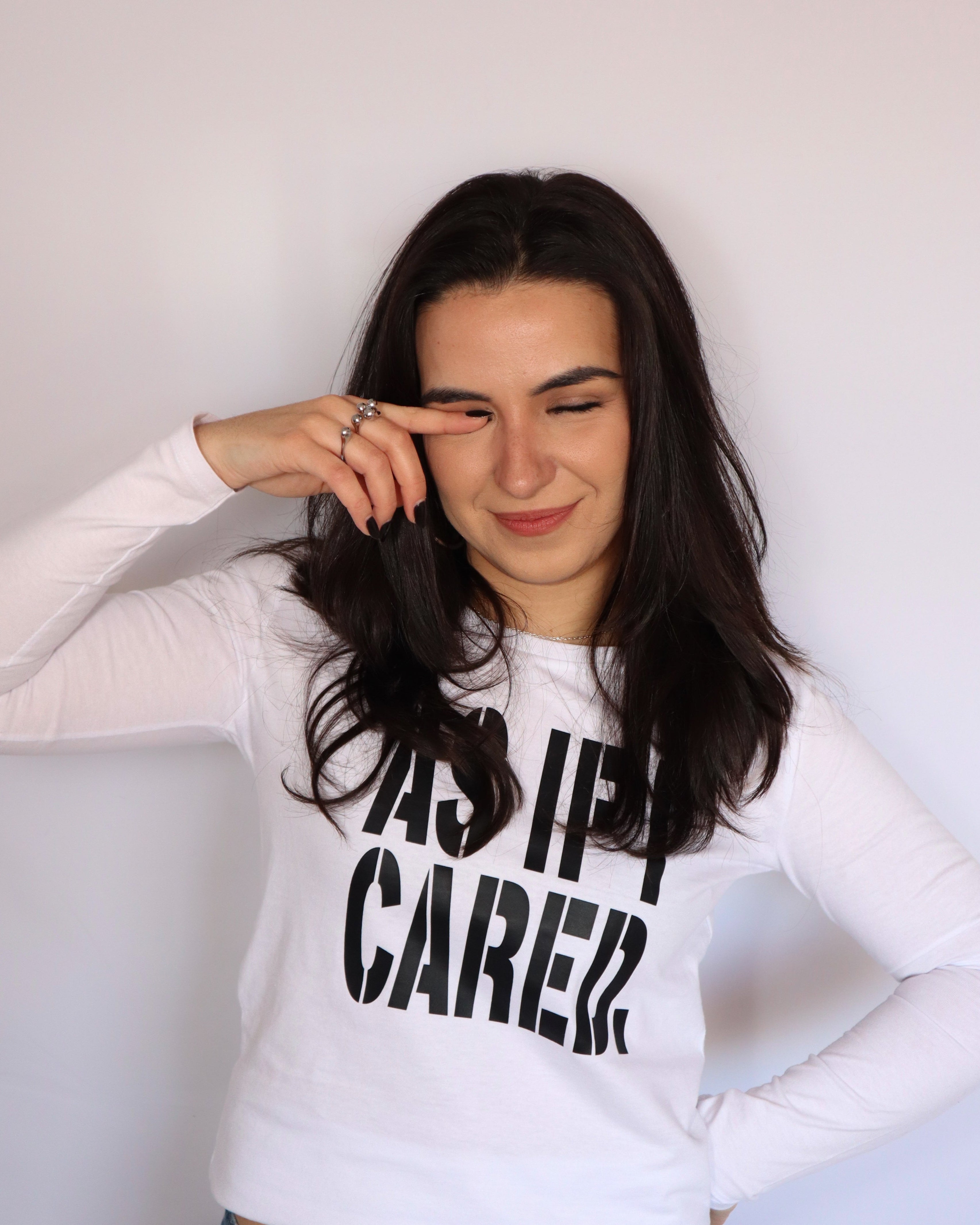 As If I Cared – Long Sleeve Tee