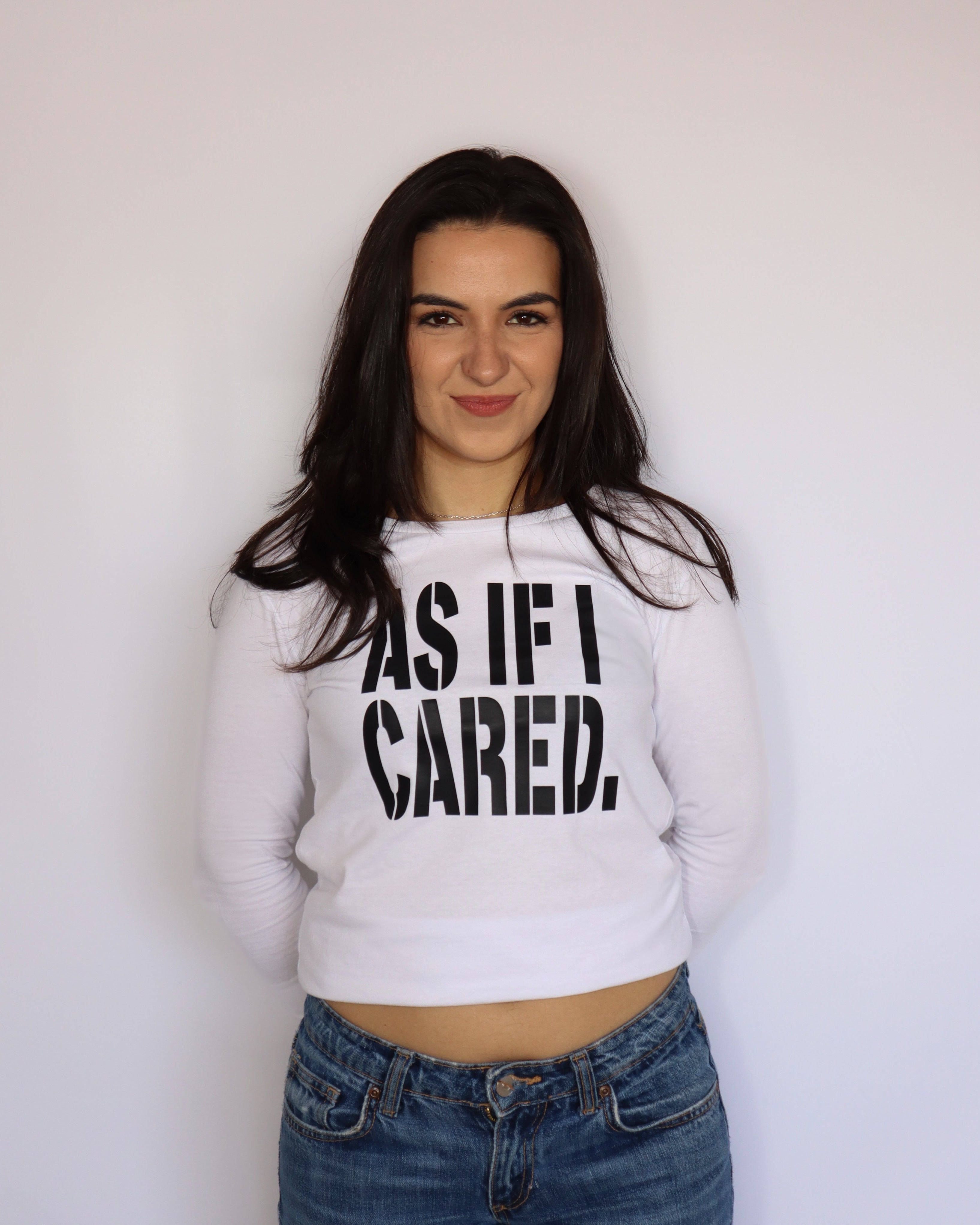 As If I Cared – Long Sleeve Tee