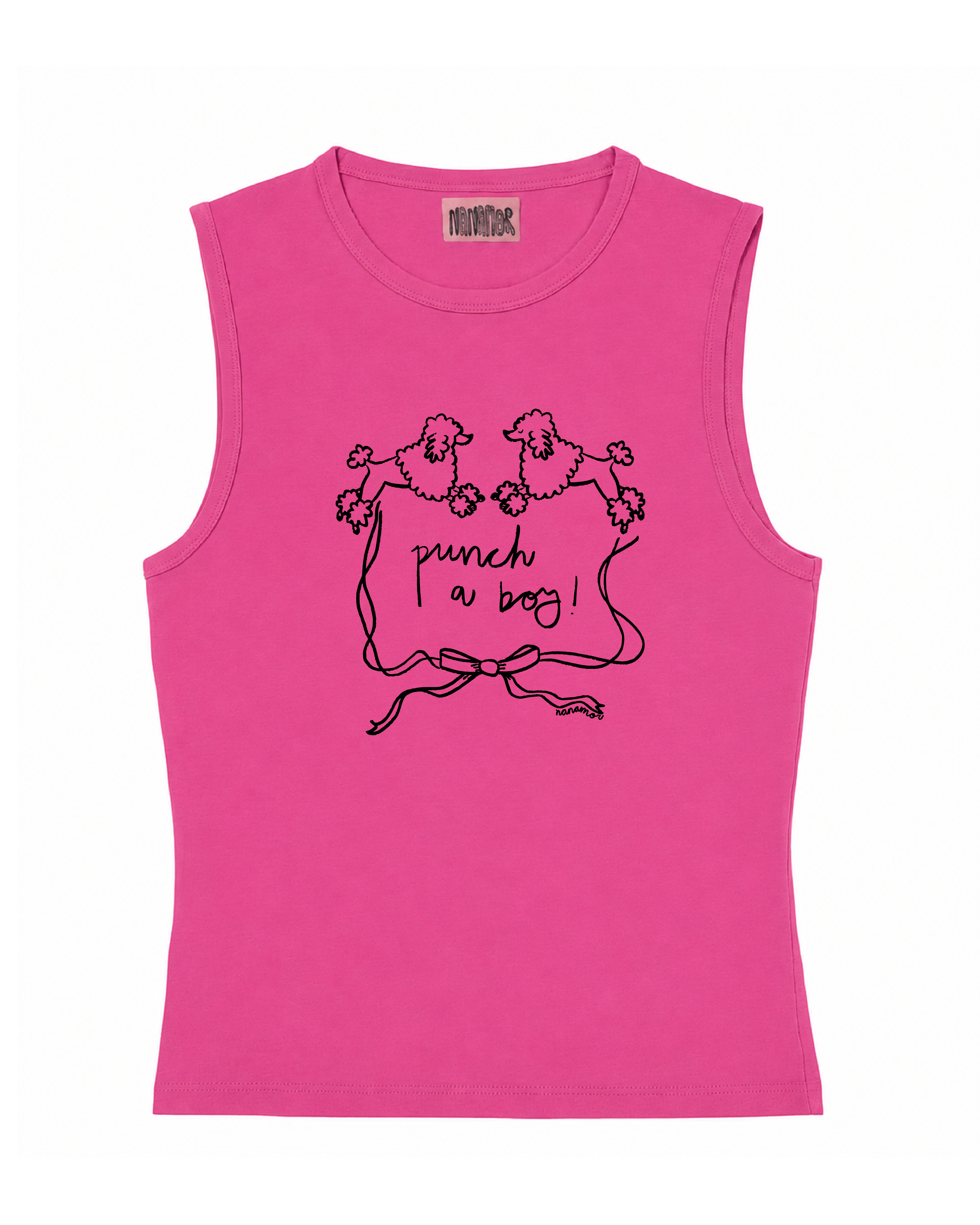 Punch a Boy Top Pink